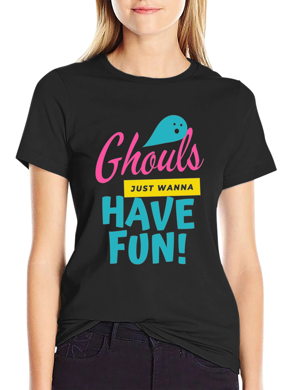 Ghouls Just Wanna Have Fun Black T-Shirt