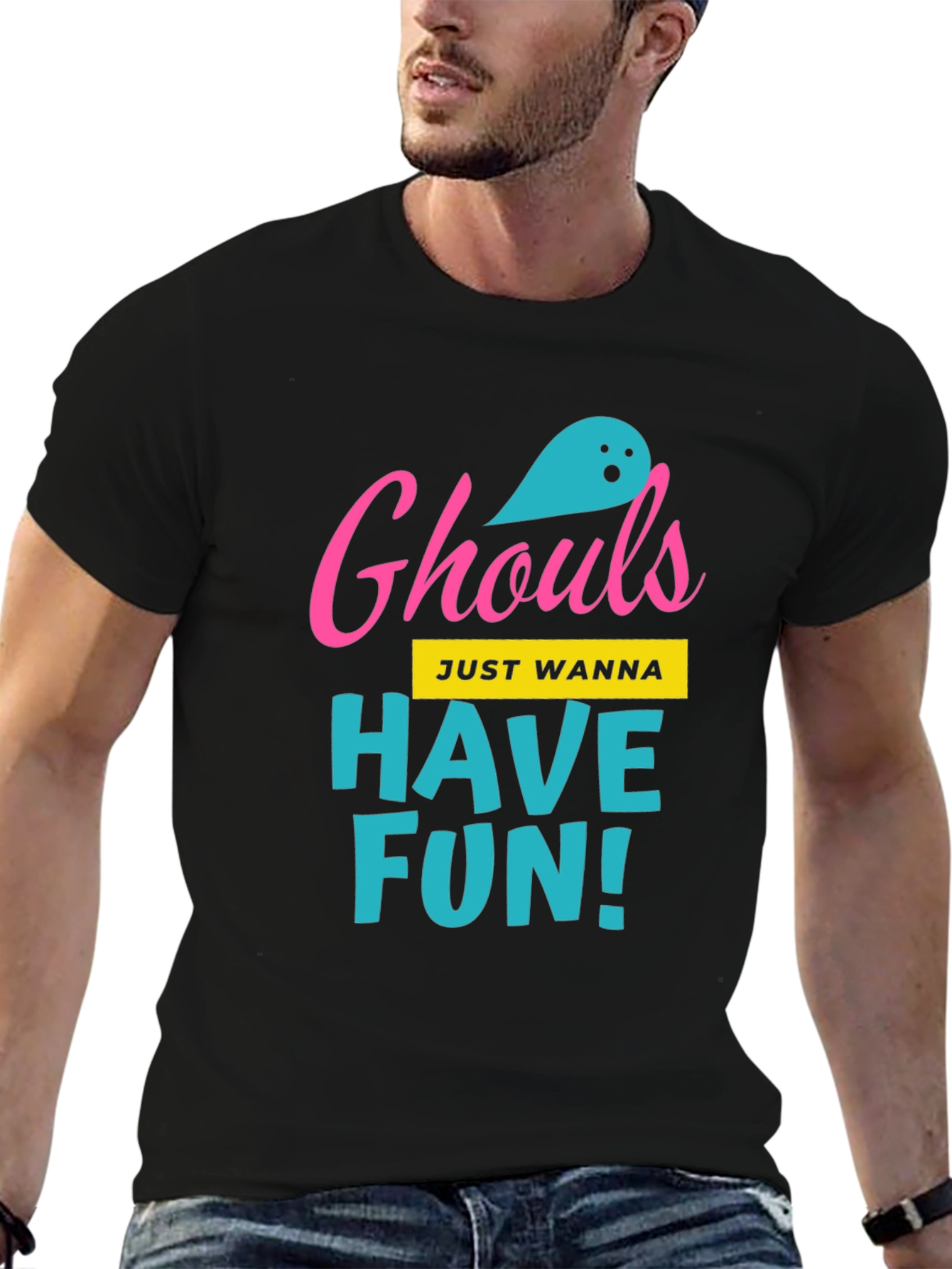 Ghouls Just Wanna Have Fun Black T-Shirt