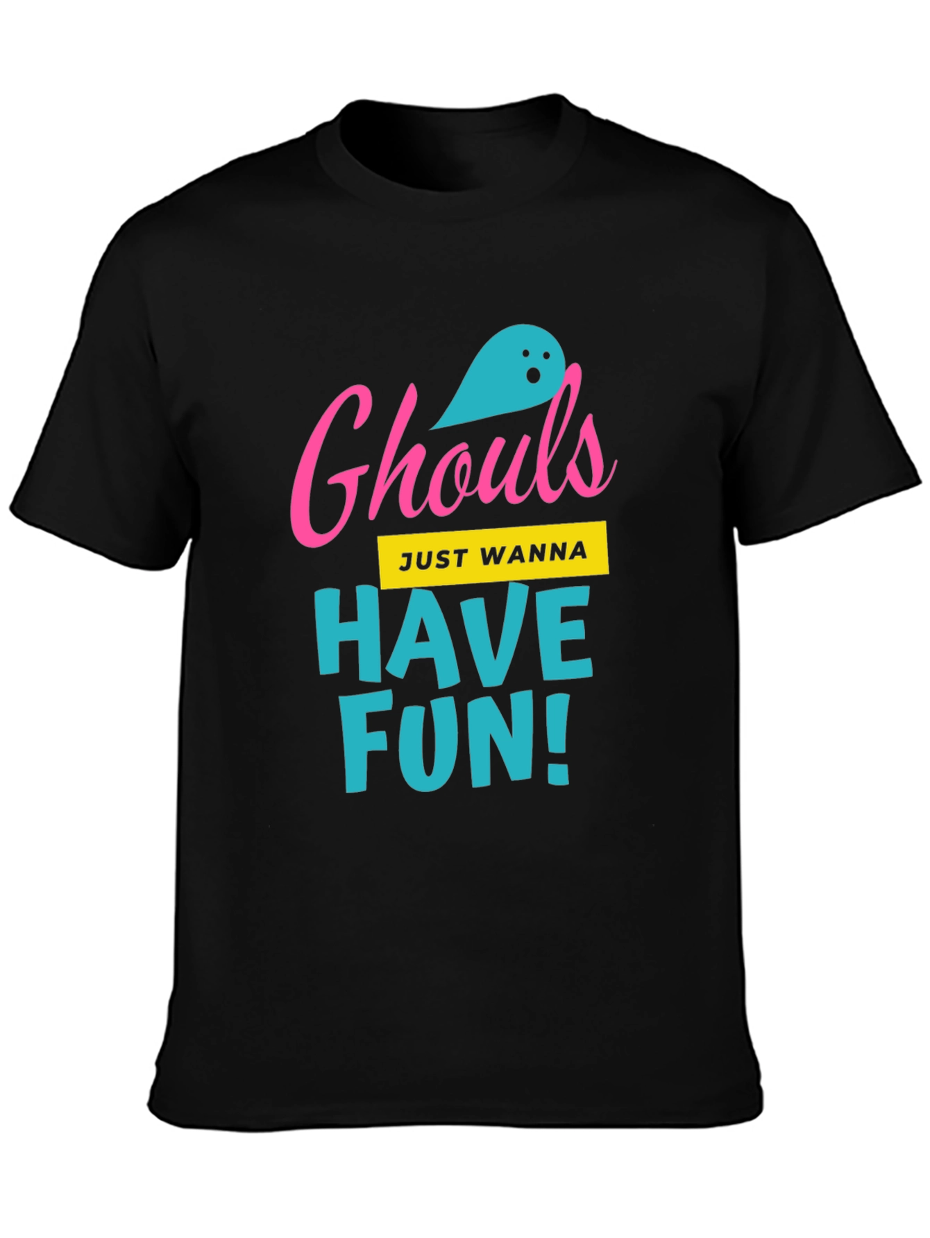 Ghouls Just Wanna Have Fun Black T-Shirt