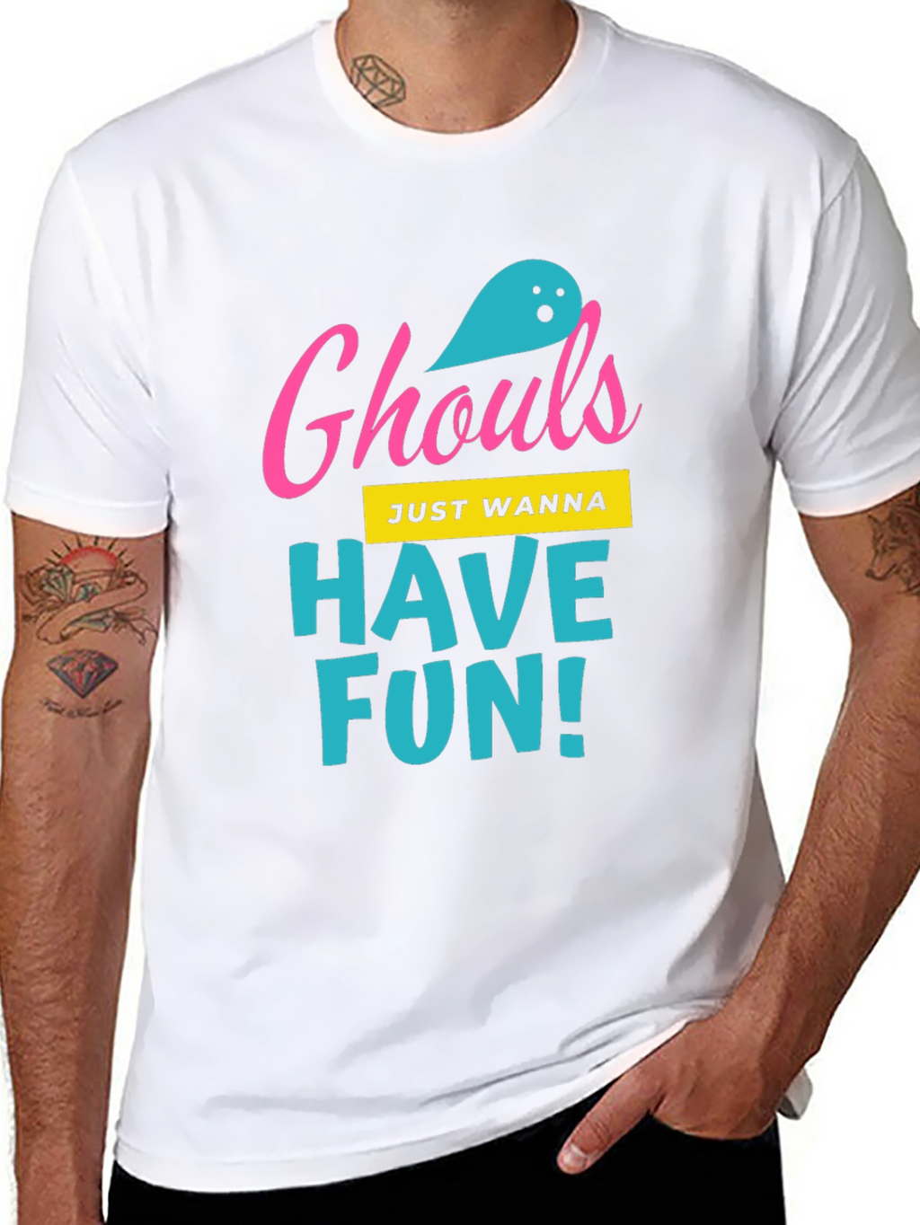 Ghouls Just Wanna Have Fun Black T-Shirt