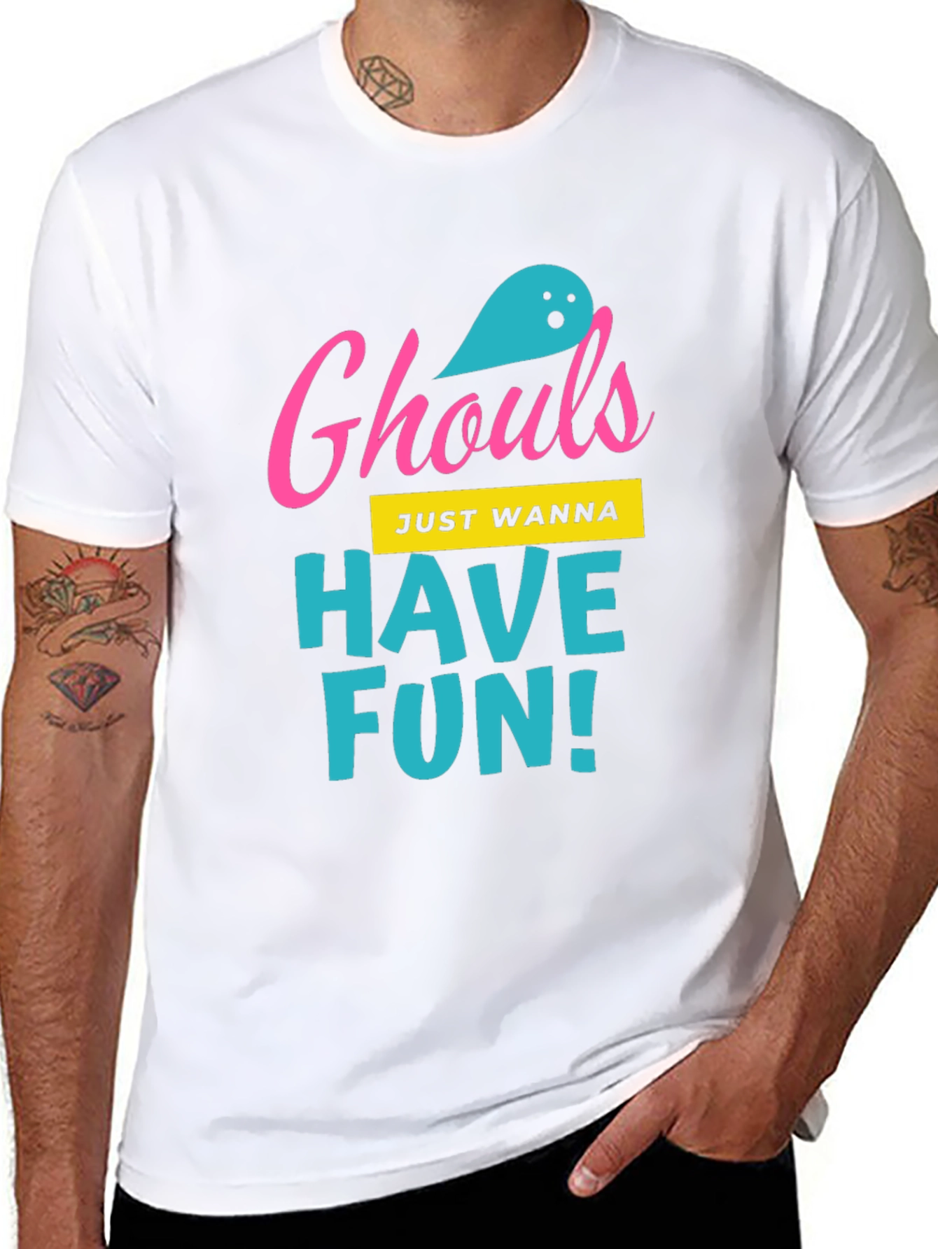 Ghouls Just Wanna Have Fun Black T-Shirt