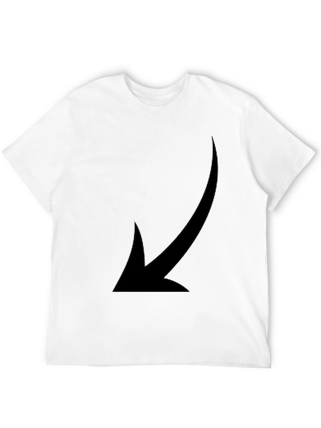 Mens Black Arrow Graphic T-Shirt