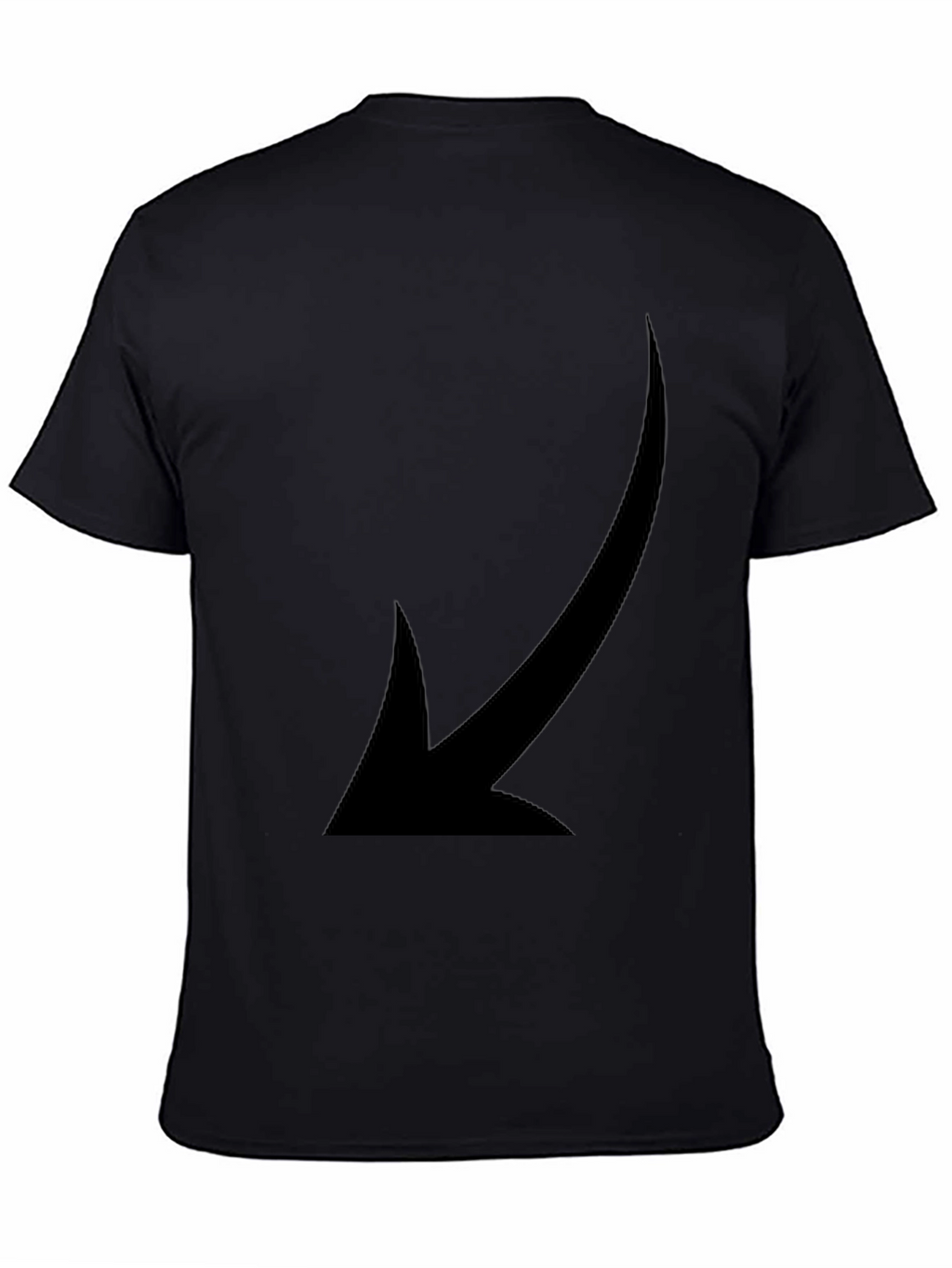 Mens Black Arrow Graphic T-Shirt