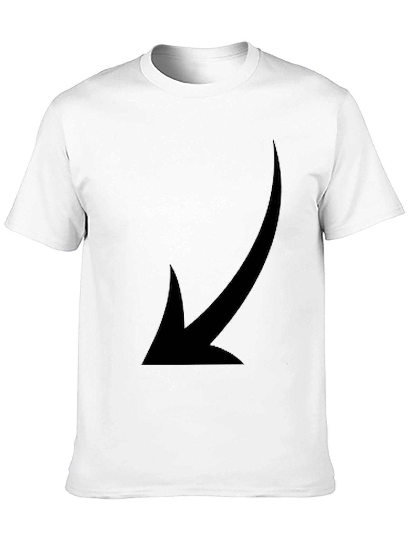 Mens Black Arrow Graphic T-Shirt