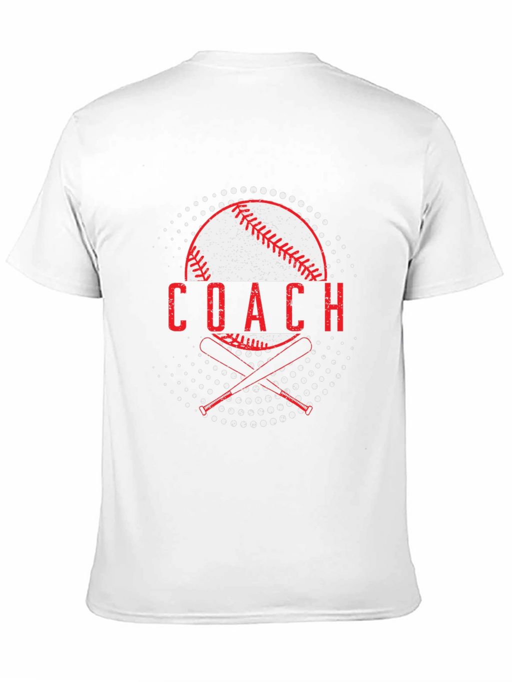 Baseball Coach Graphic T-Shirt - Black
