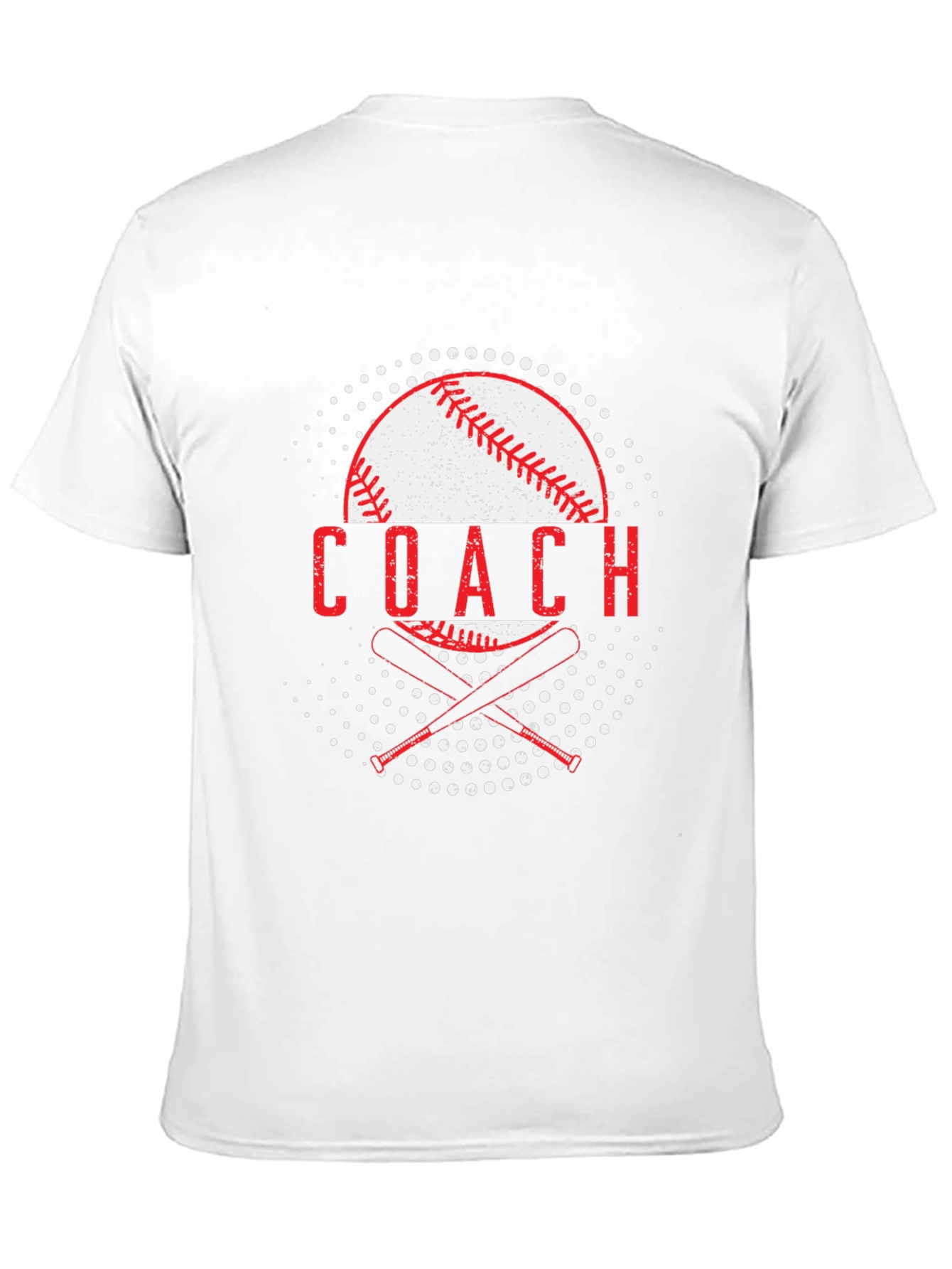 Baseball Coach Graphic T-Shirt - Black