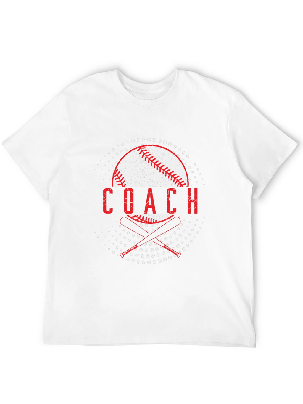 Baseball Coach Graphic T-Shirt - Black
