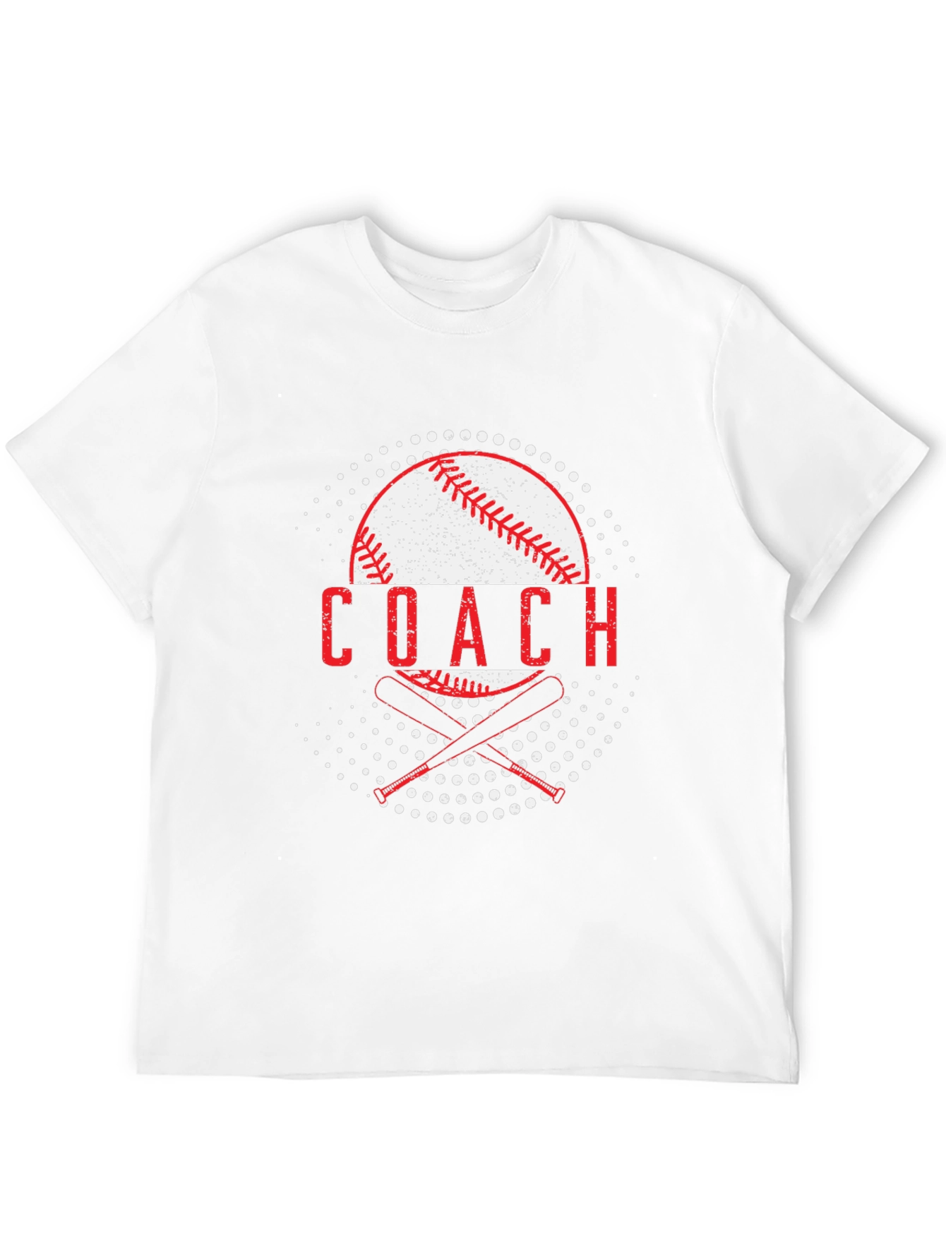 Baseball Coach Graphic T-Shirt - Black