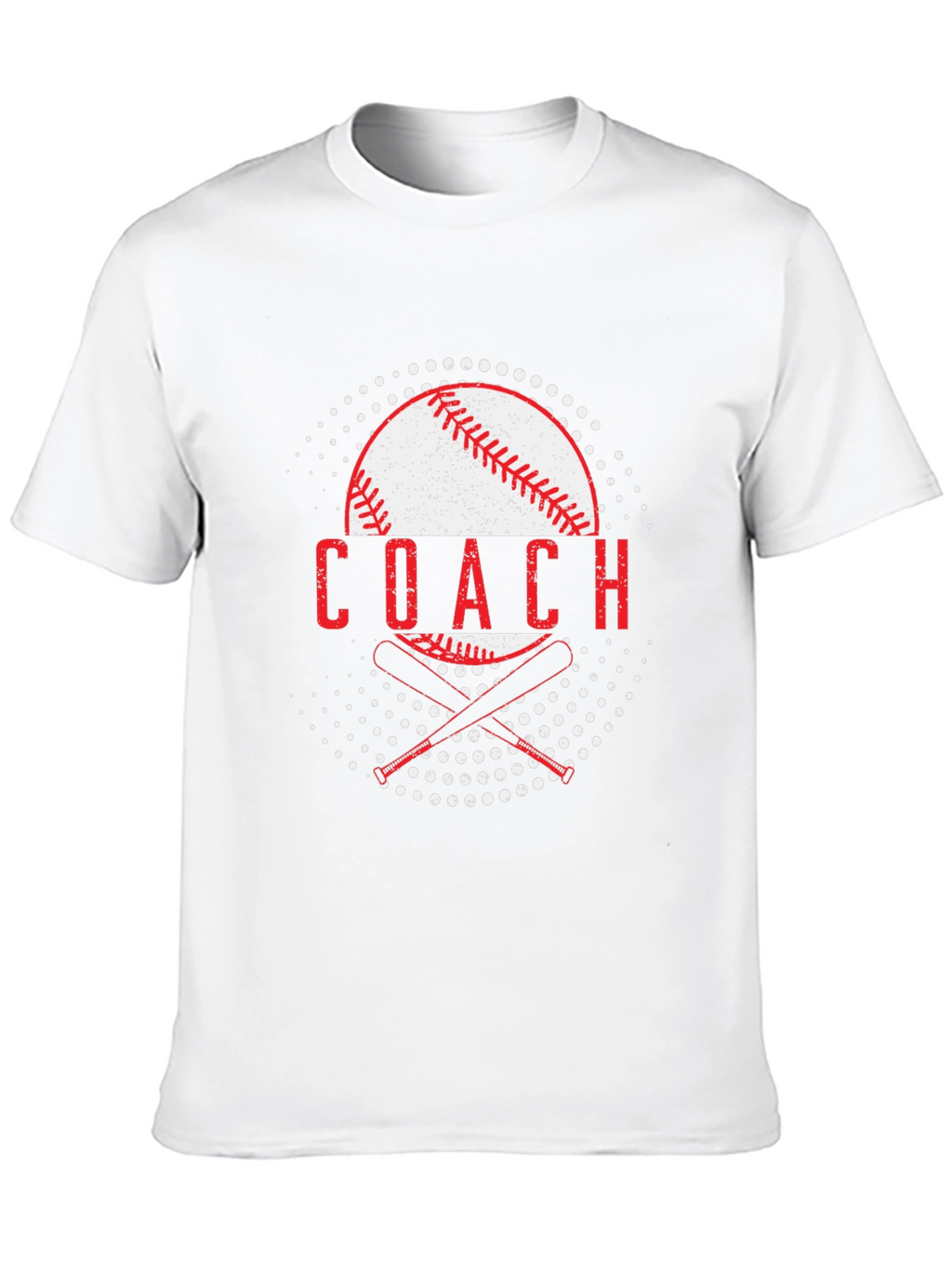 Baseball Coach Graphic T-Shirt - Black