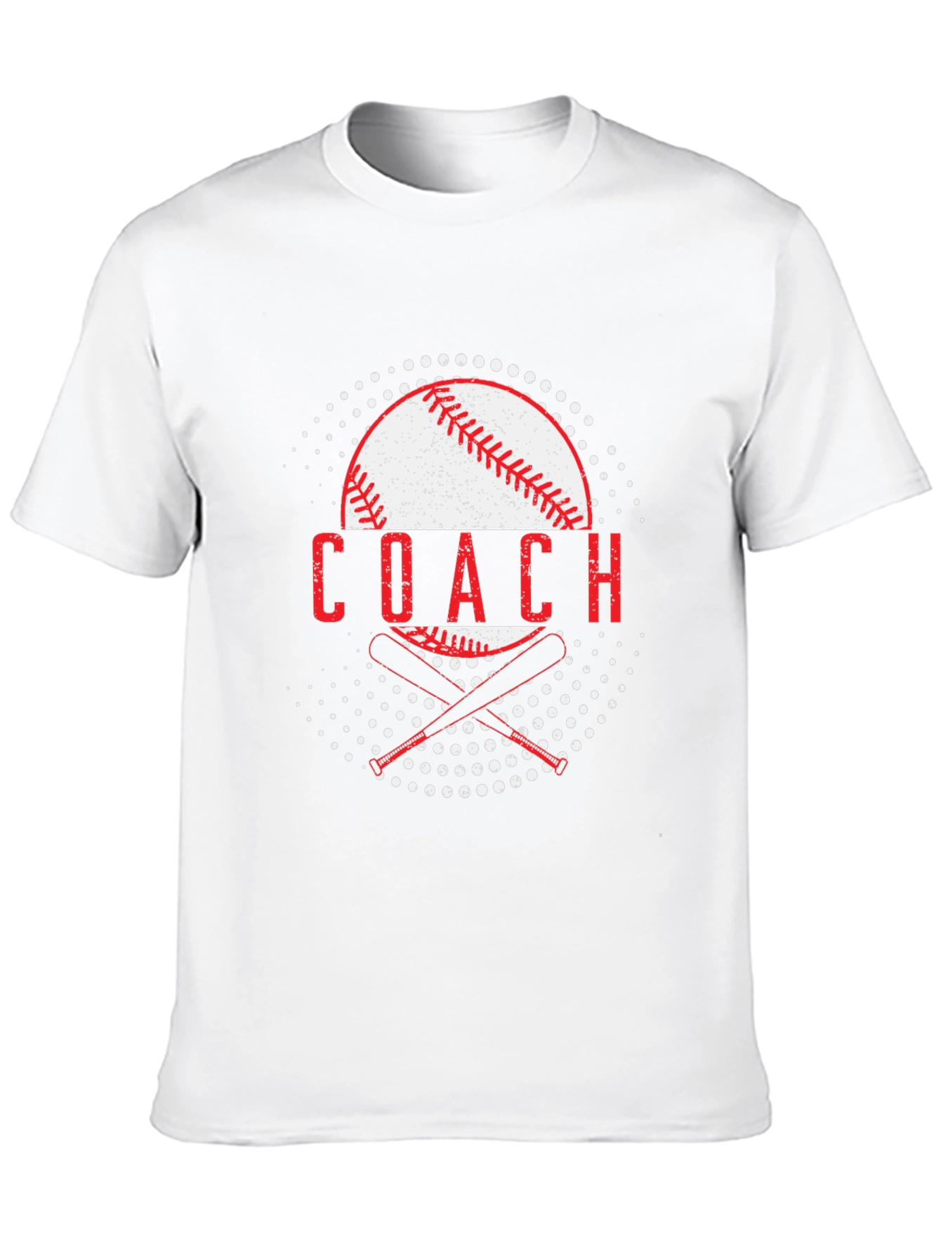 Baseball Coach Graphic T-Shirt - Black