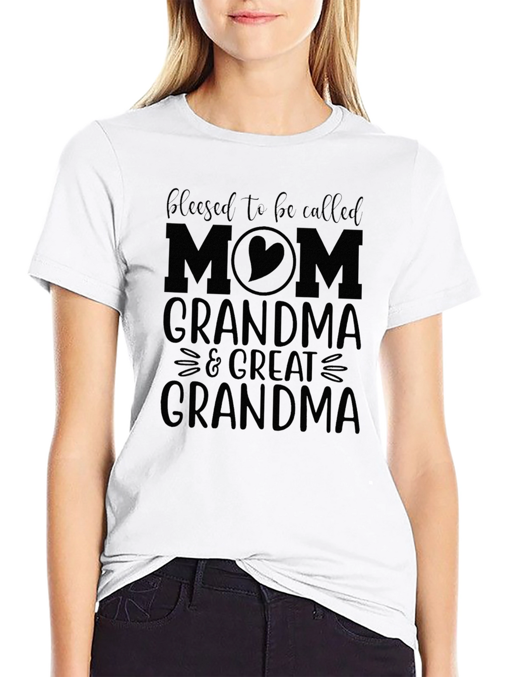 Blessed Mom Grandma Great Grandma T-Shirt