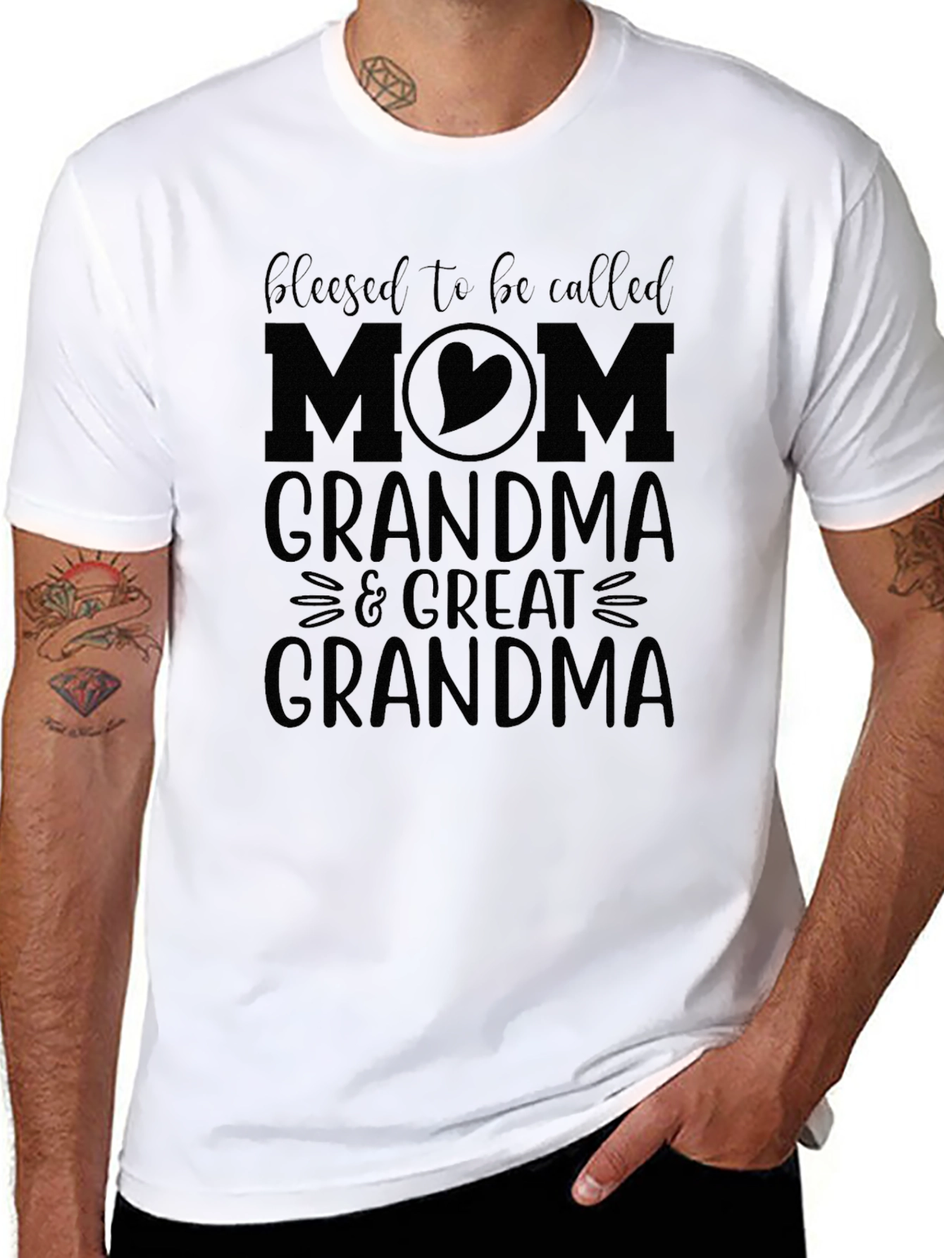 Blessed Mom Grandma Great Grandma T-Shirt