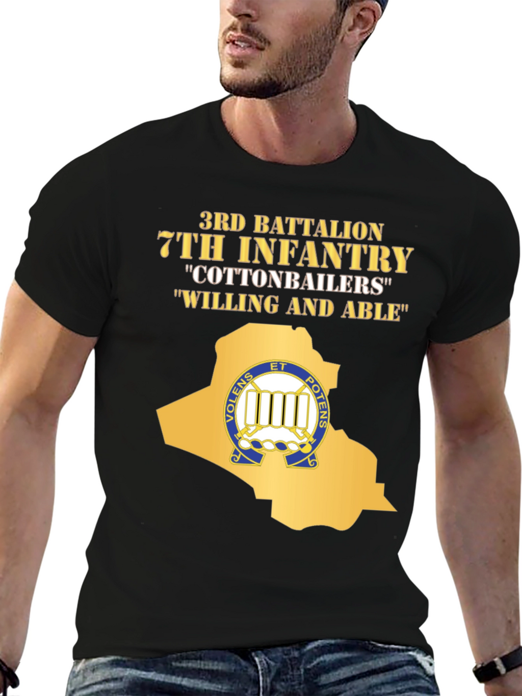 3rd Battalion 7th Infantry Cottonbailers T-Shirt