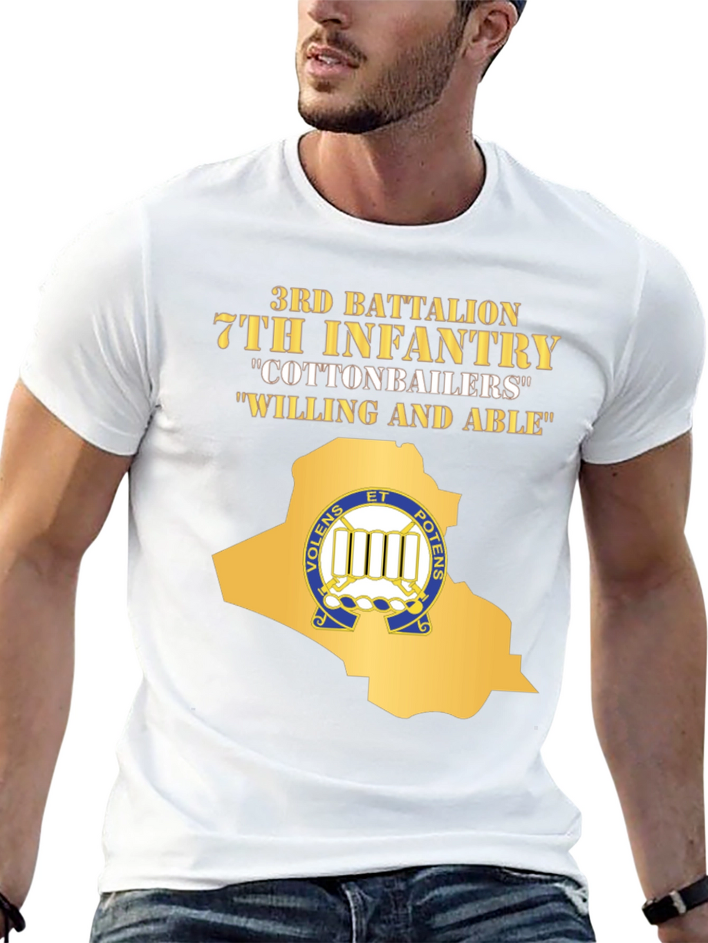 3rd Battalion 7th Infantry Cottonbailers T-Shirt