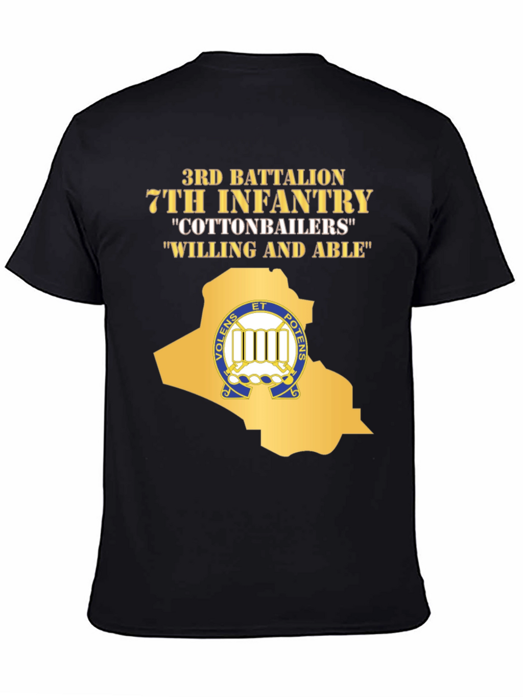 3rd Battalion 7th Infantry Cottonbailers T-Shirt