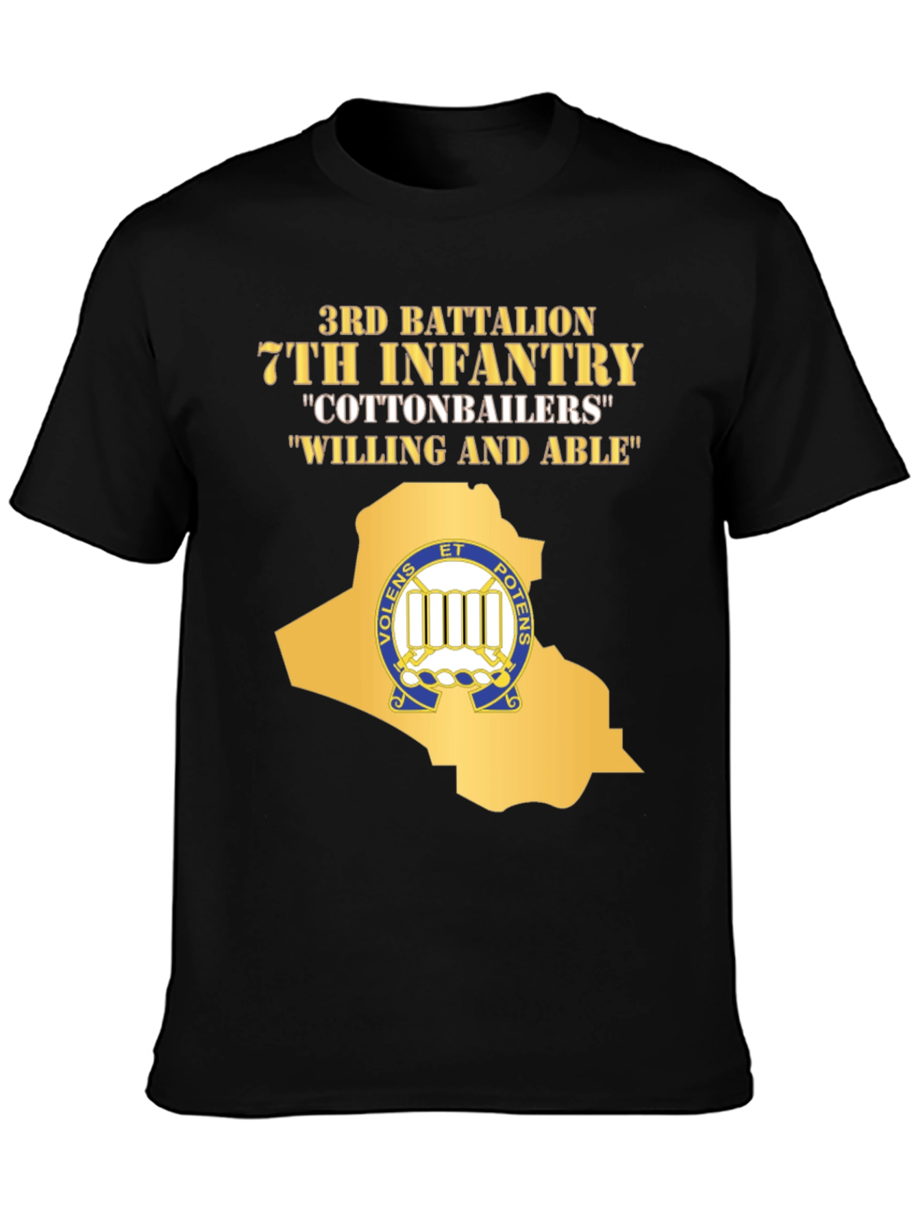3rd Battalion 7th Infantry Cottonbailers T-Shirt