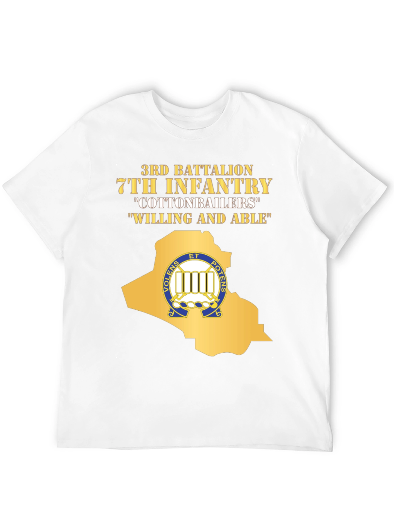 3rd Battalion 7th Infantry Cottonbailers T-Shirt