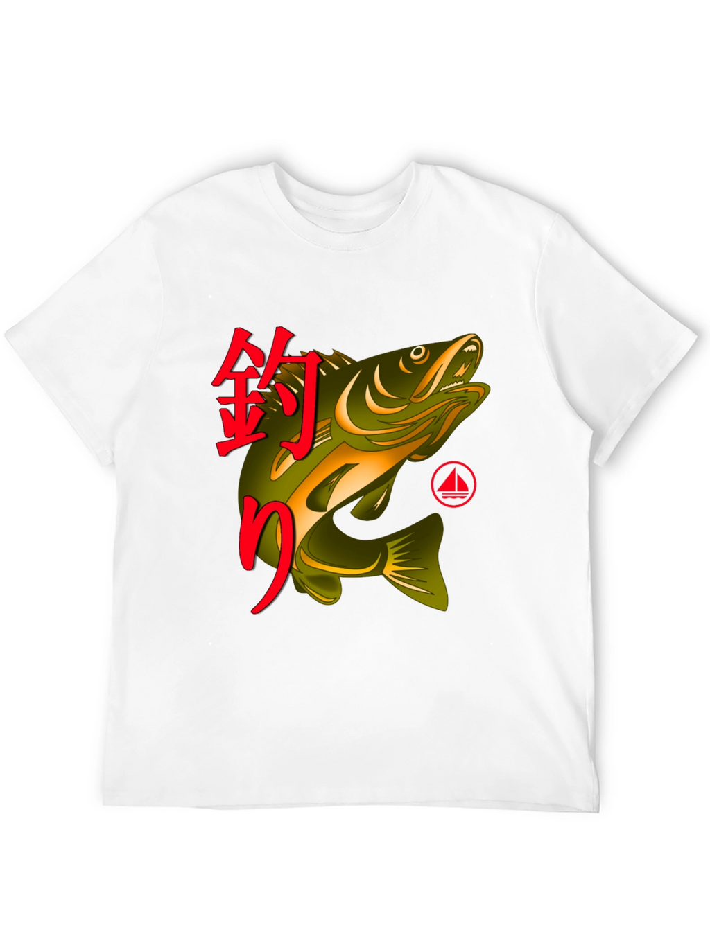 Fishing T-Shirt with Japanese Design