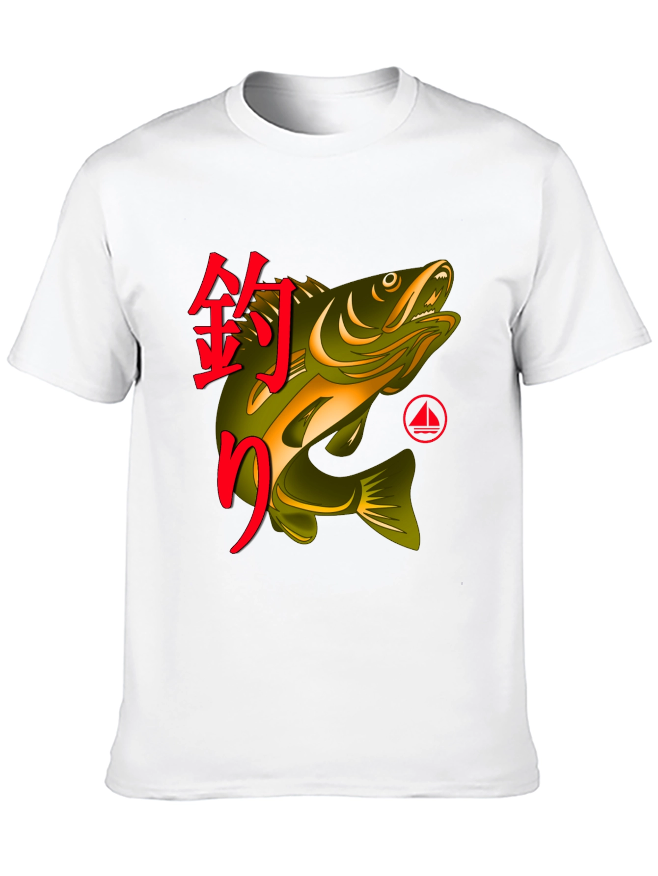Fishing T-Shirt with Japanese Design