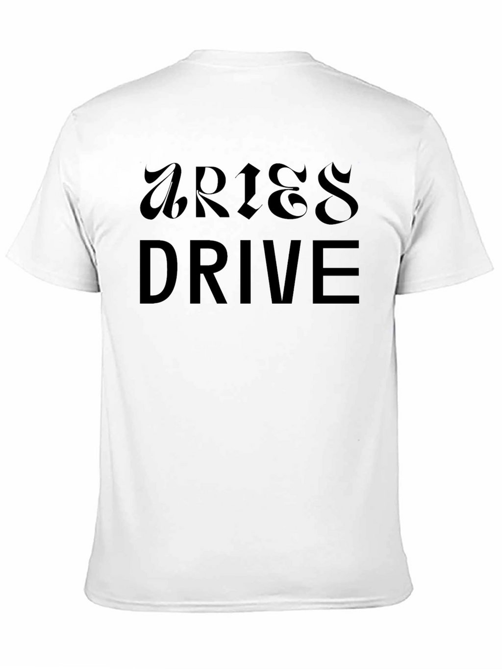 Aries Drive Black Graphic Tee Shirt
