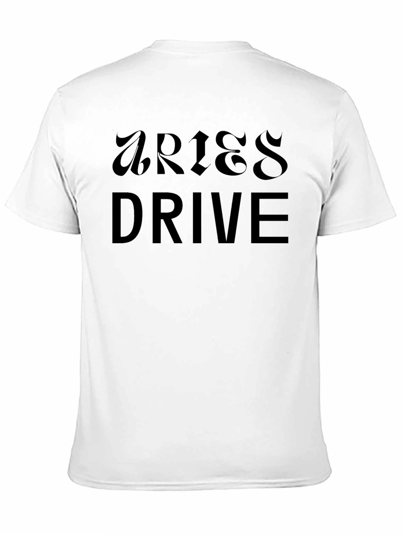 Aries Drive Black Graphic Tee Shirt