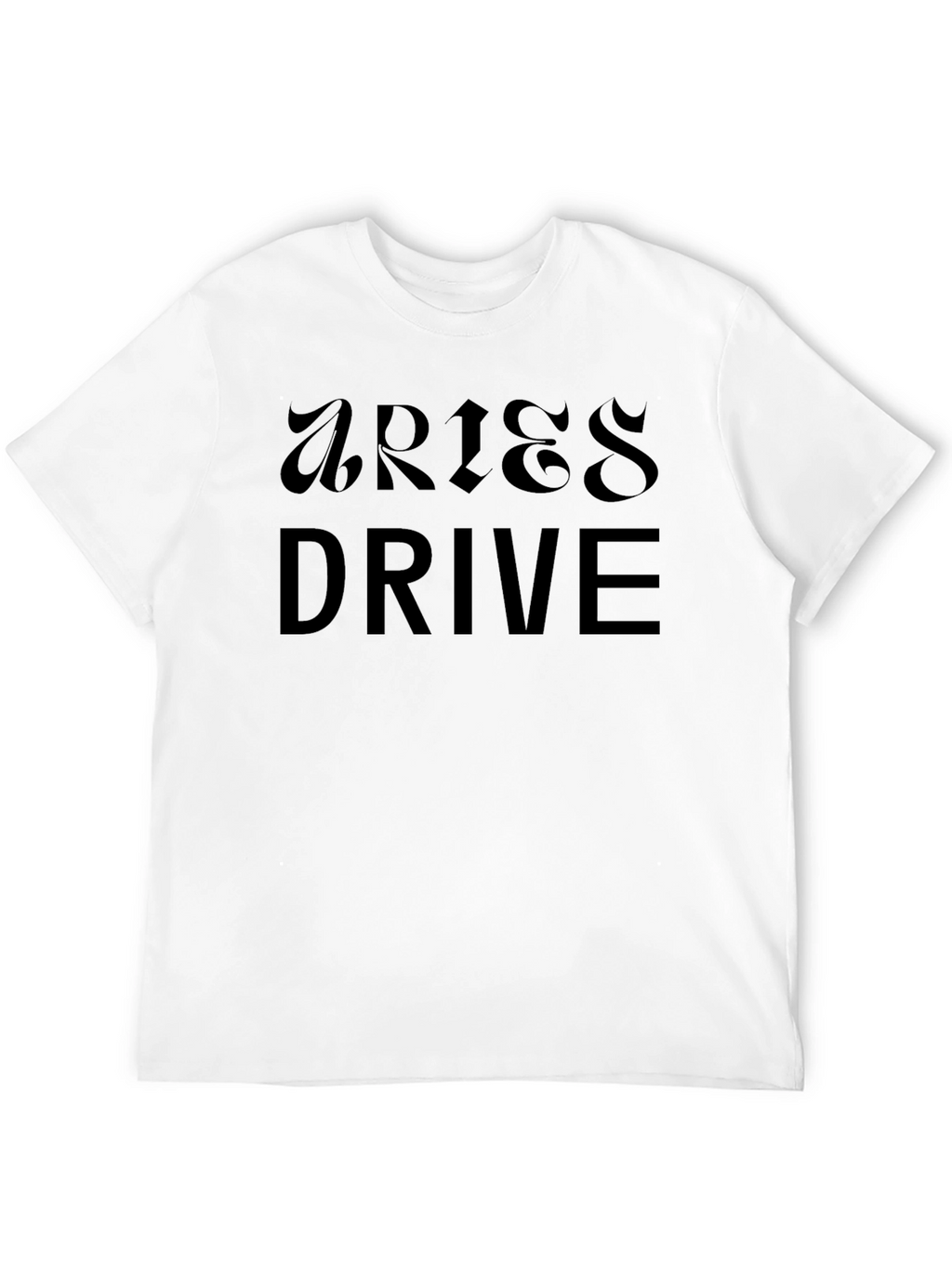 Aries Drive Black Graphic Tee Shirt