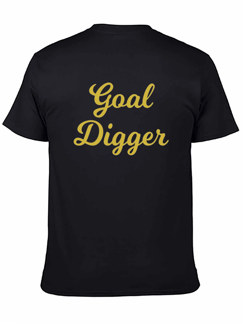 Goal Digger T-Shirt - Trendy Black Tee