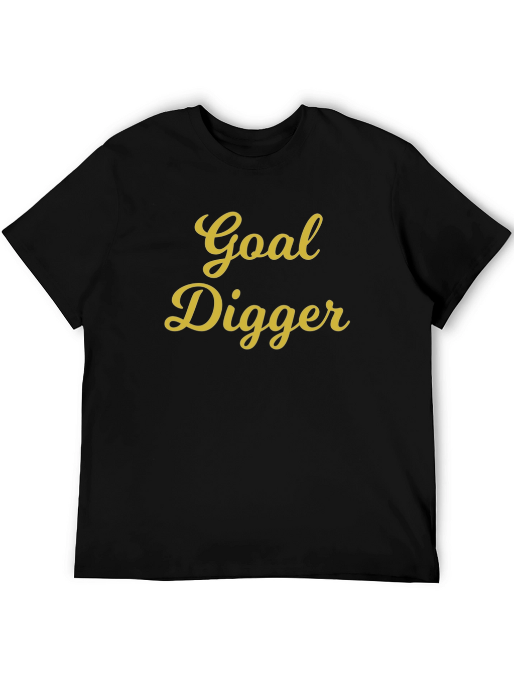 Goal Digger T-Shirt - Trendy Black Tee