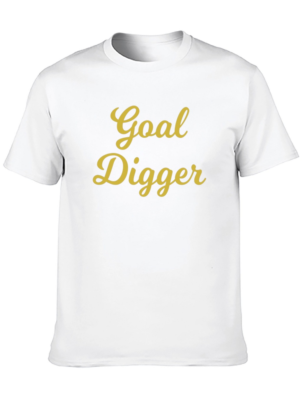 Goal Digger T-Shirt - Trendy Black Tee