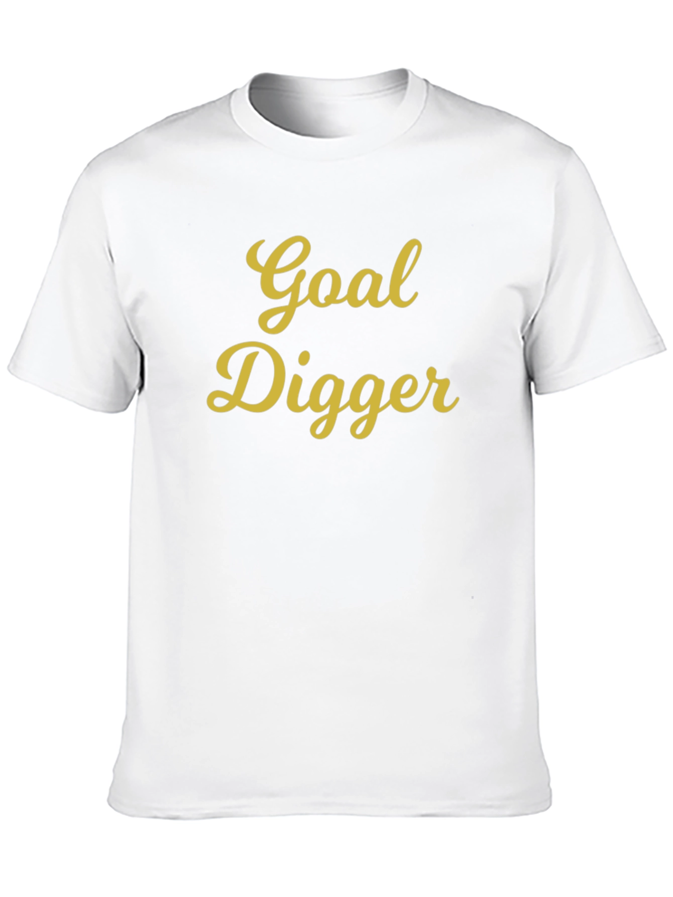Goal Digger T-Shirt - Trendy Black Tee