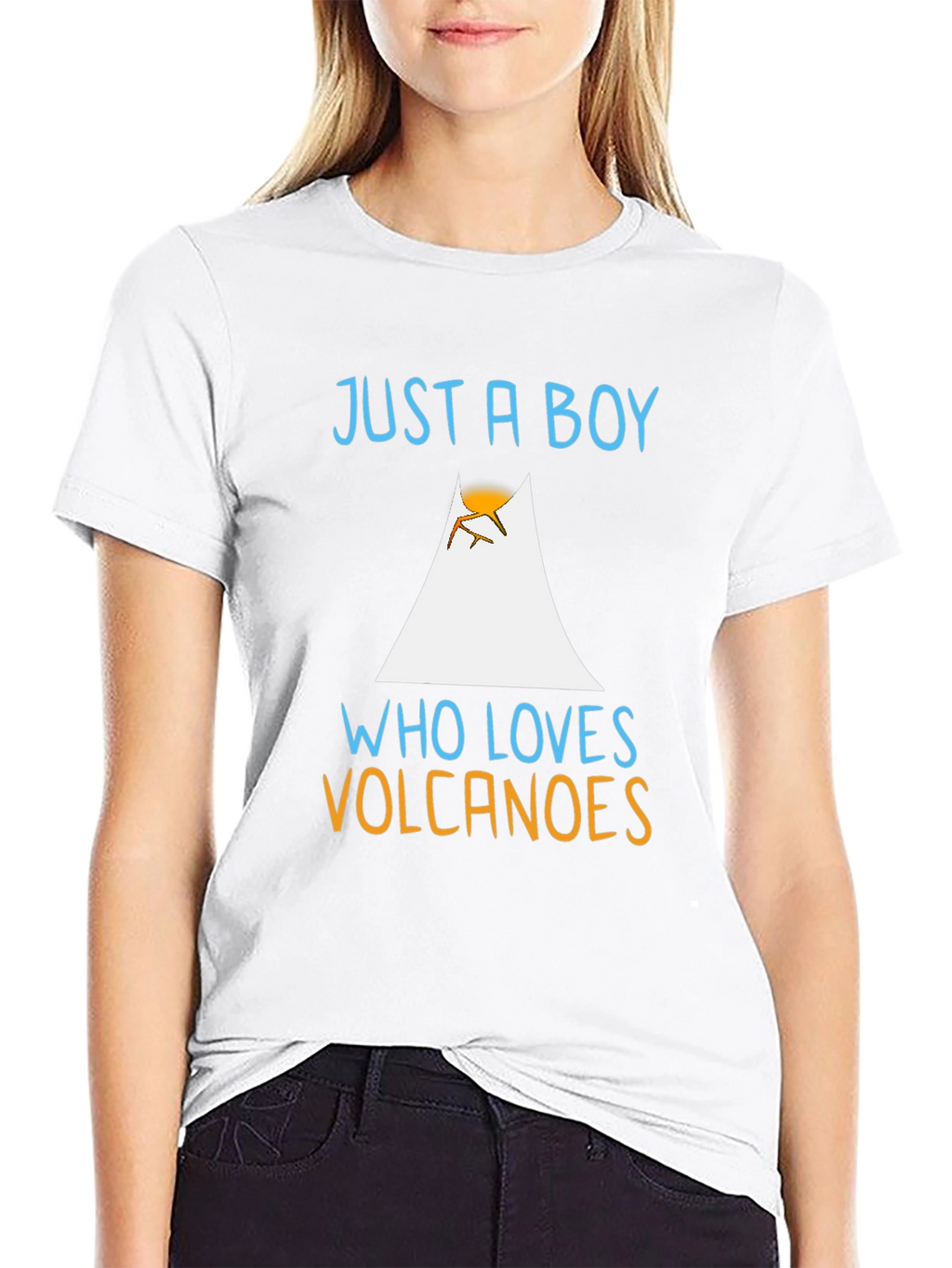Just A Boy Who Loves Volcanoes T-Shirt