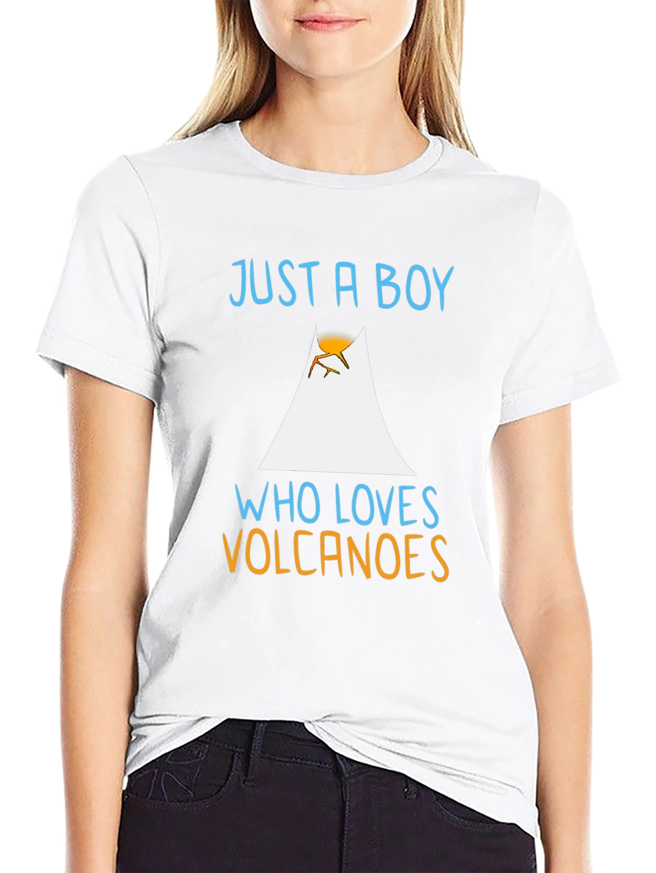 Just A Boy Who Loves Volcanoes T-Shirt