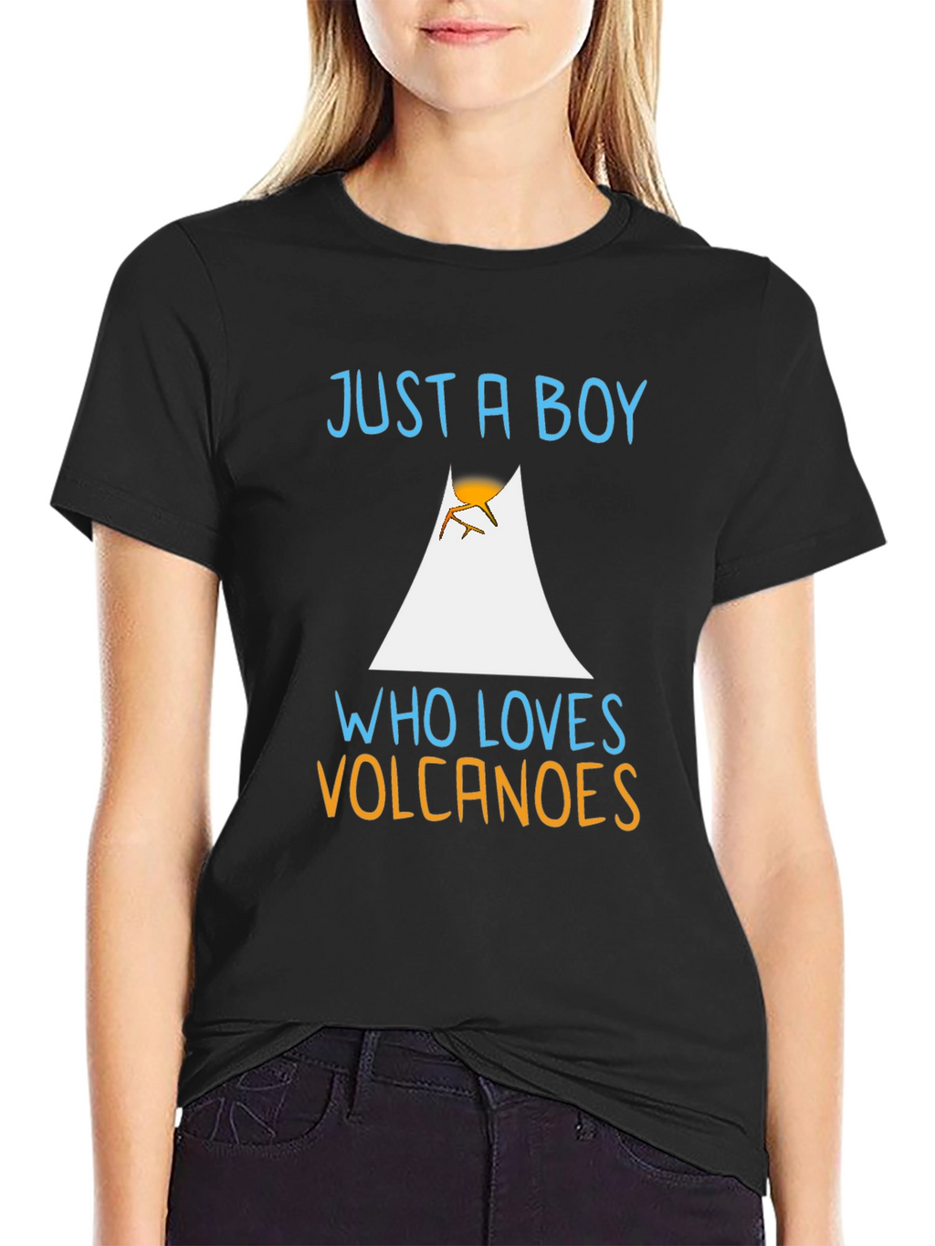 Just A Boy Who Loves Volcanoes T-Shirt