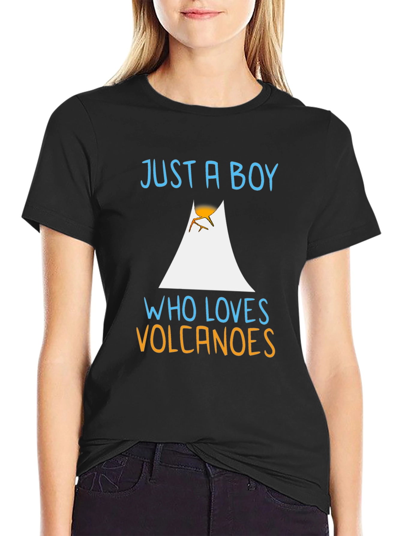 Just A Boy Who Loves Volcanoes T-Shirt