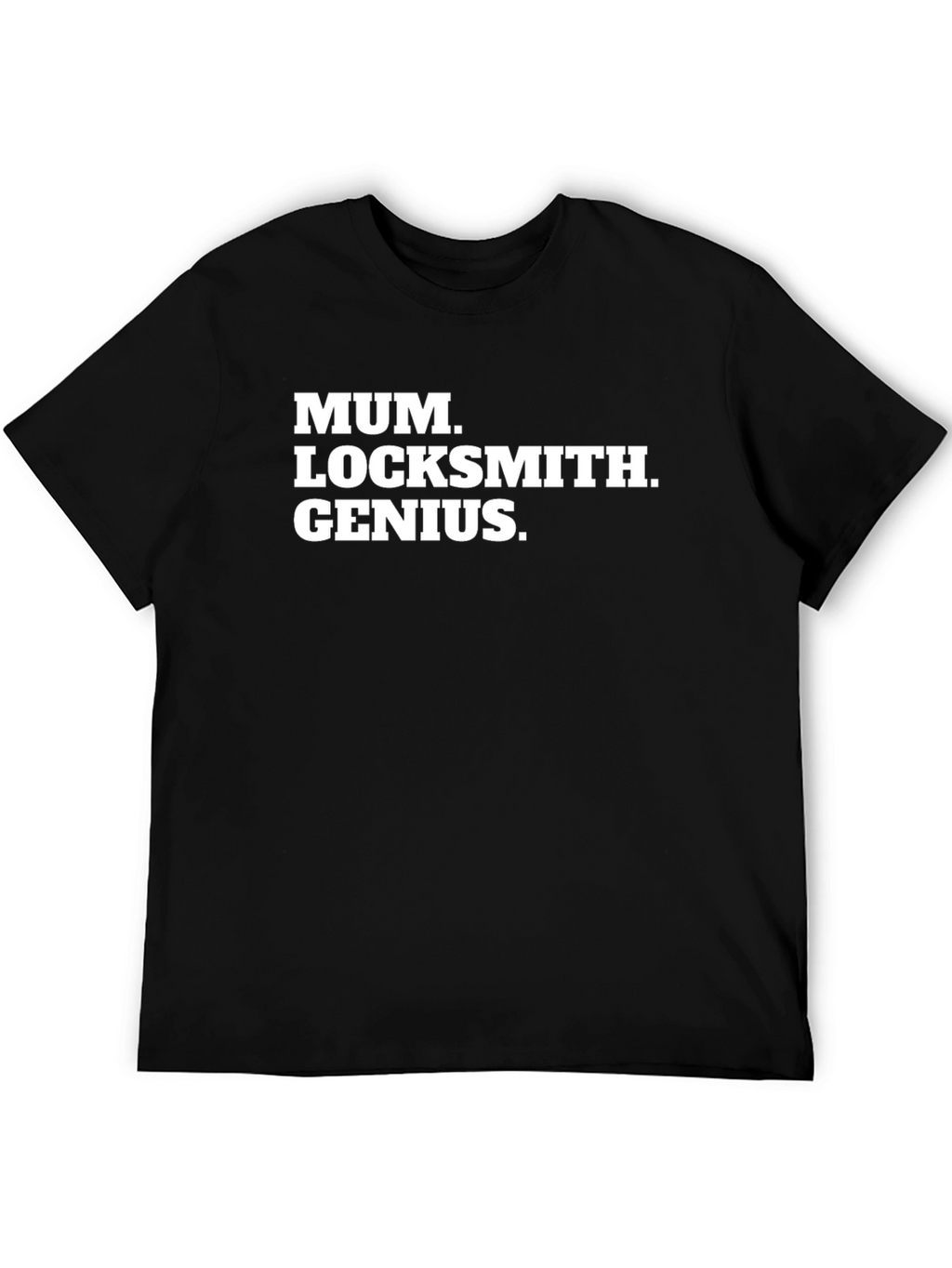 Mum Locksmith Genius T-Shirt - Black