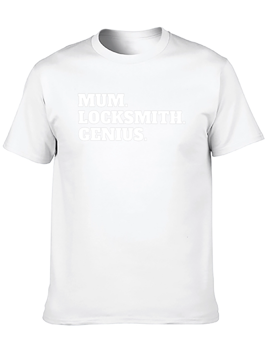 Mum Locksmith Genius T-Shirt - Black