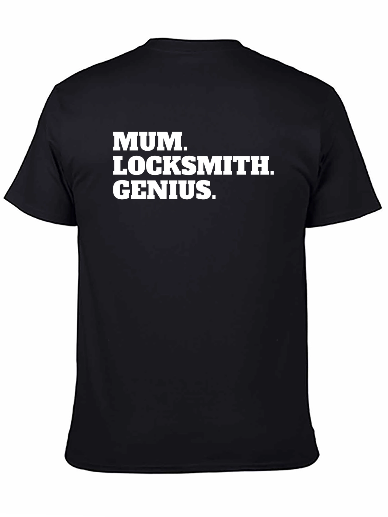 Mum Locksmith Genius T-Shirt - Black