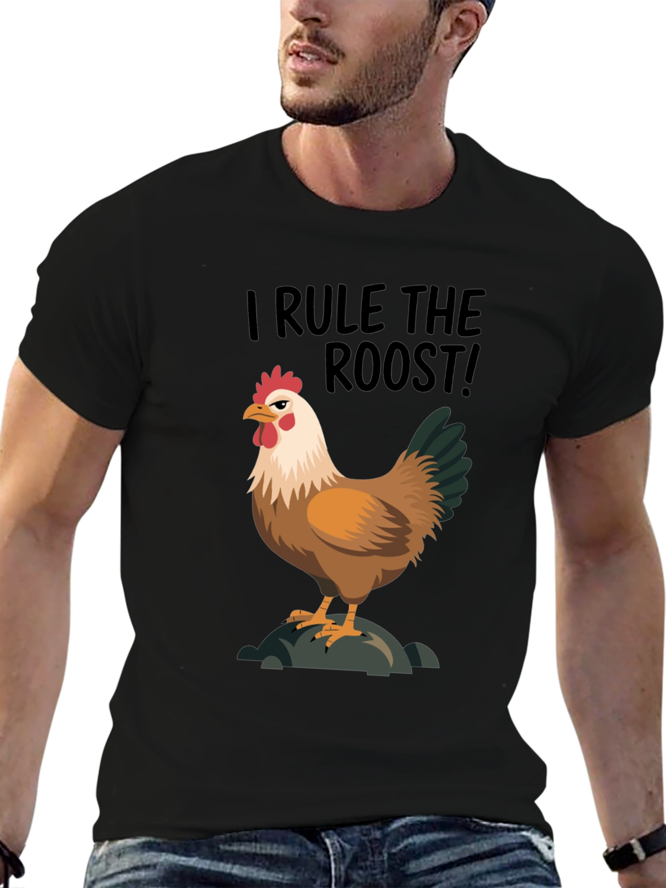 I Rule the Roost Chicken Graphic Tee