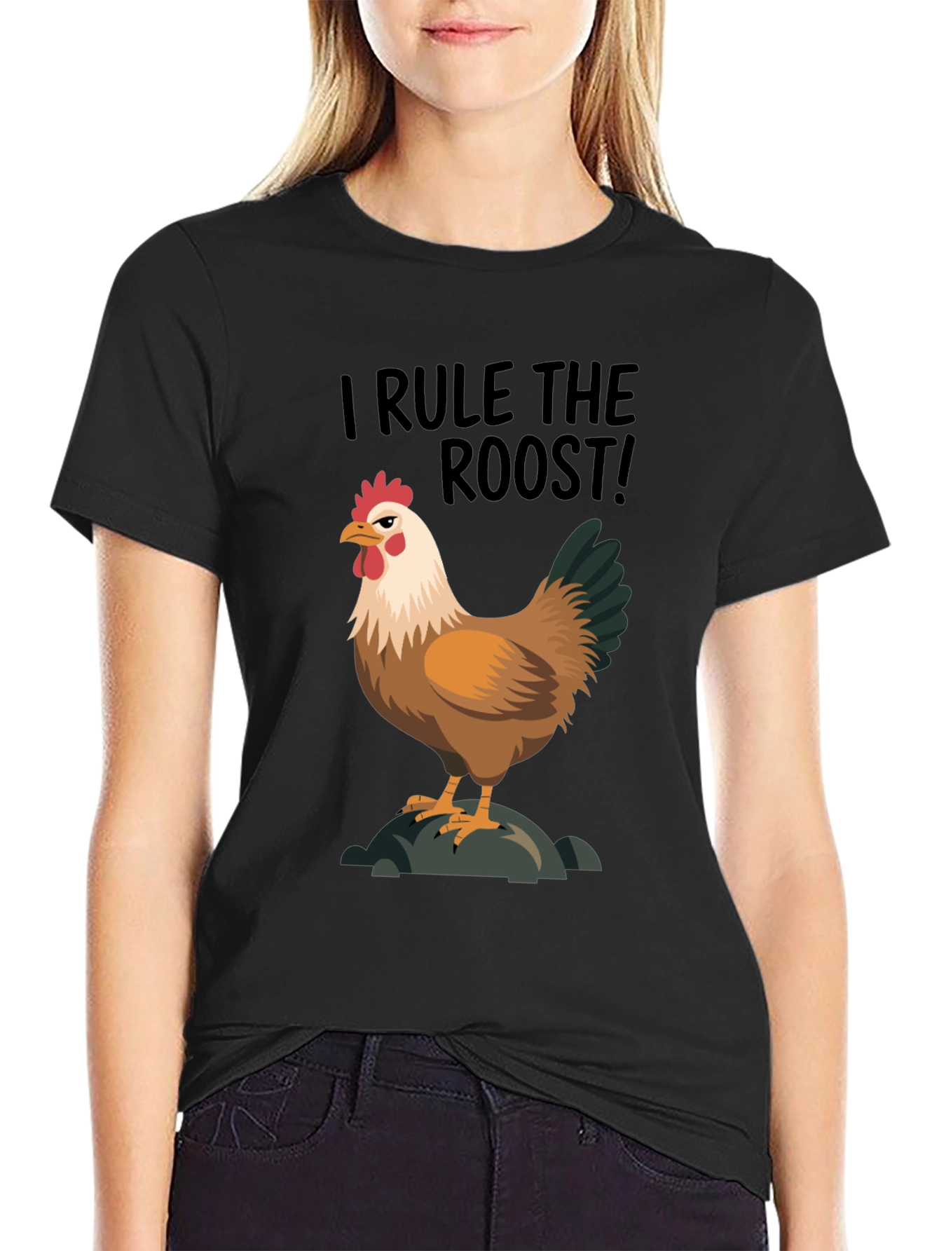 I Rule the Roost Chicken Graphic Tee