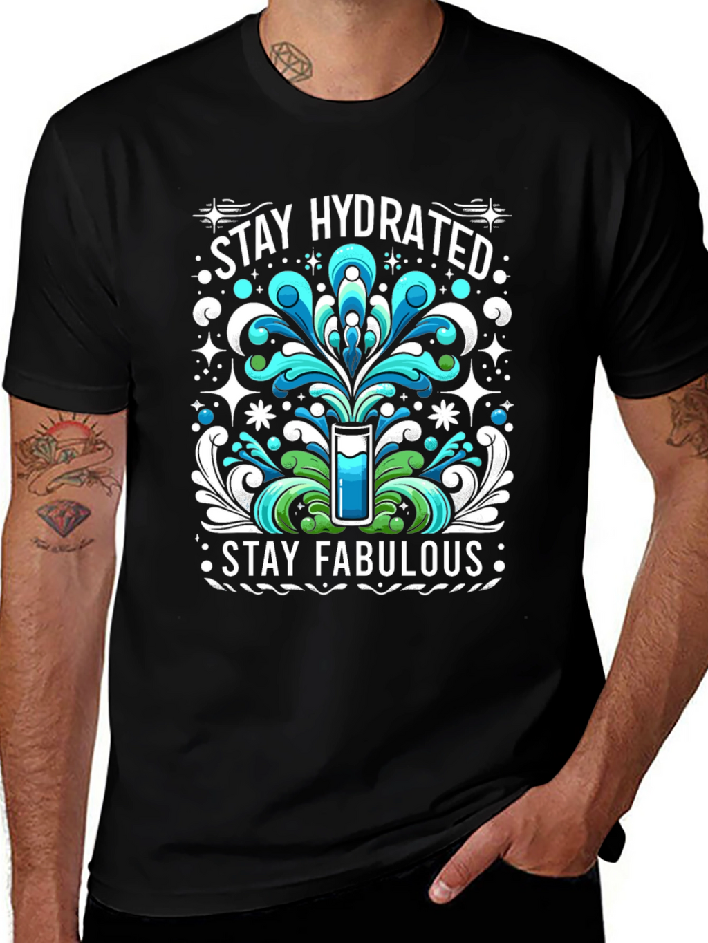 Hydrated & Fabulous Graphic Tee