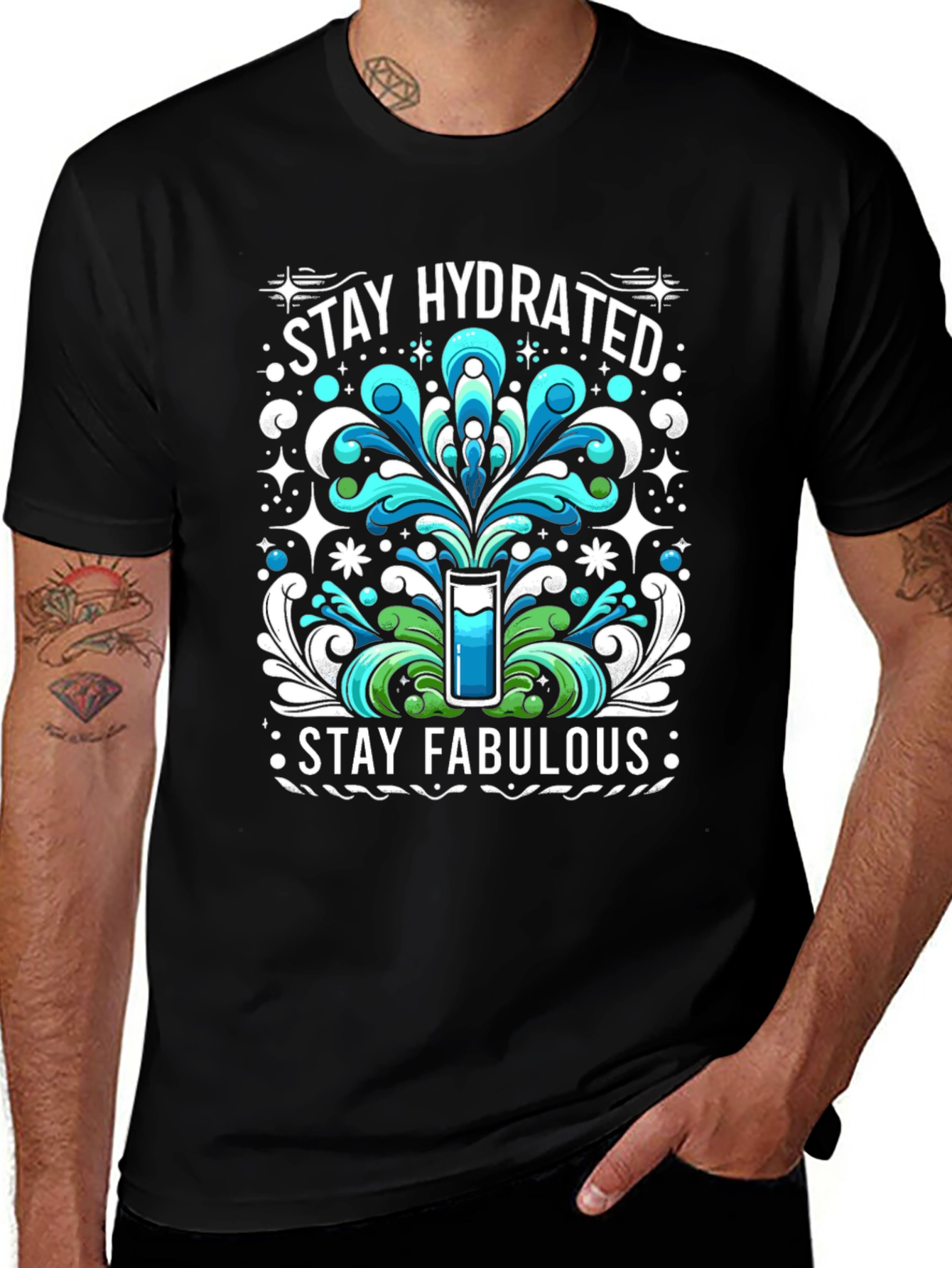 Hydrated & Fabulous Graphic Tee