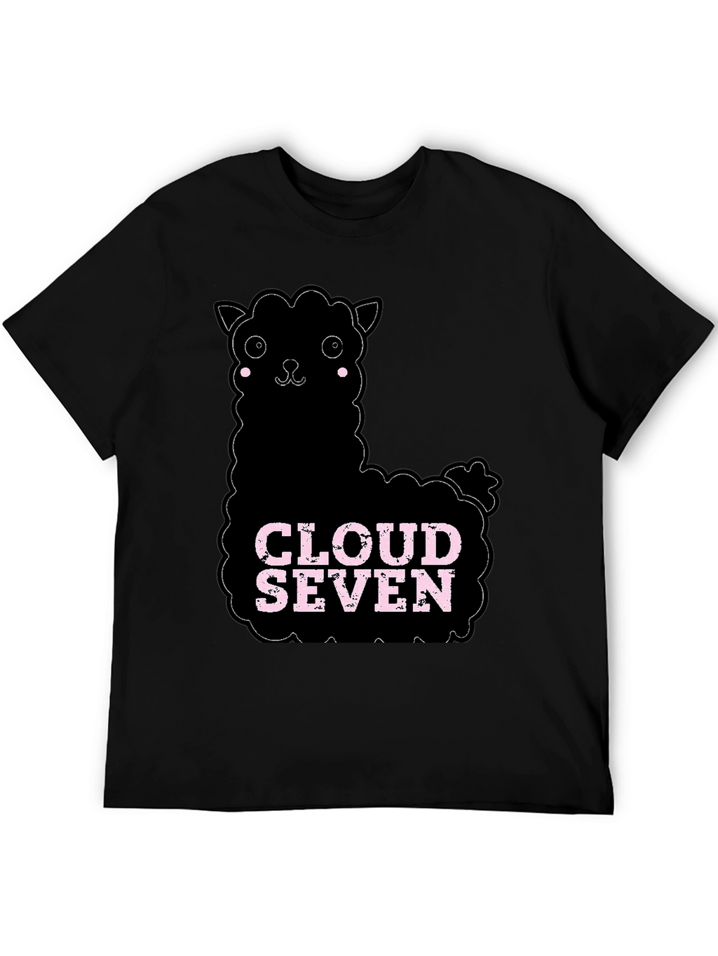 Cloud Seven Alpaca T-Shirt - Black