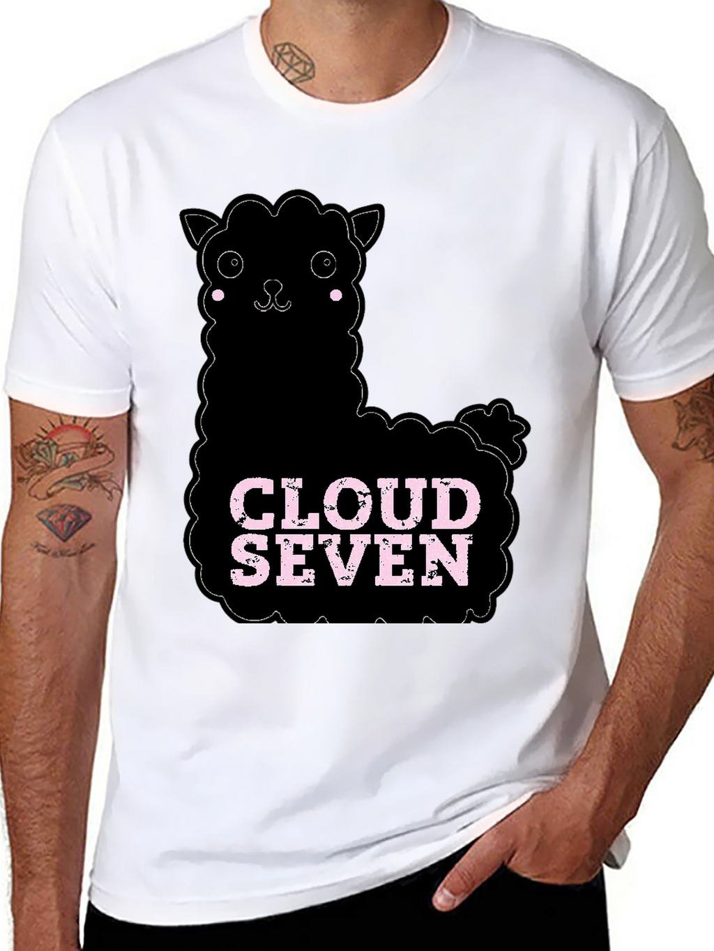 Cloud Seven Alpaca T-Shirt - Black