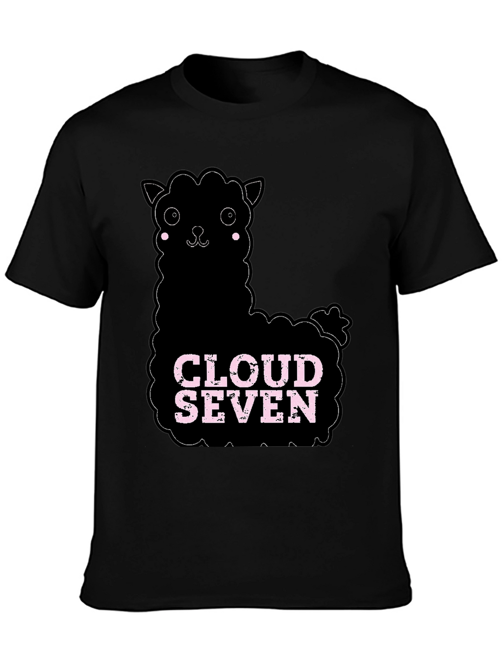Cloud Seven Alpaca T-Shirt - Black