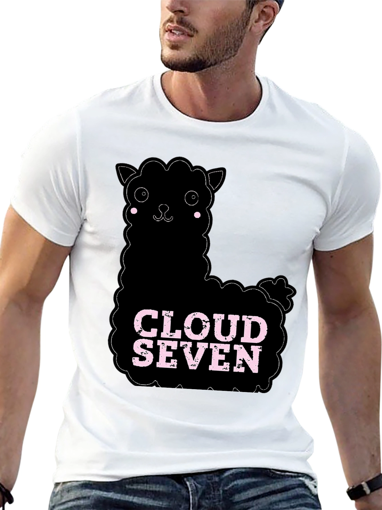 Cloud Seven Alpaca T-Shirt - Black
