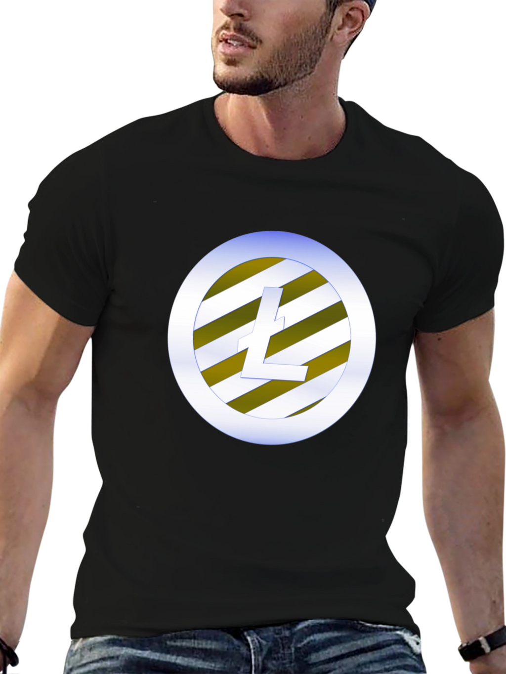 Litecoin Crypto Black T-Shirt