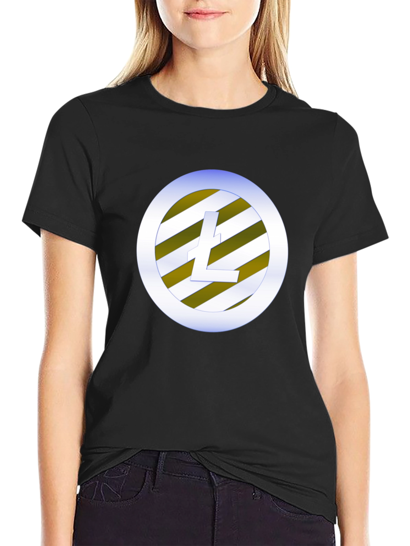 Litecoin Crypto Black T-Shirt
