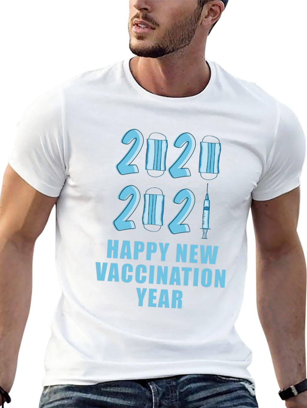 Happy Vaccination New Year T-Shirt