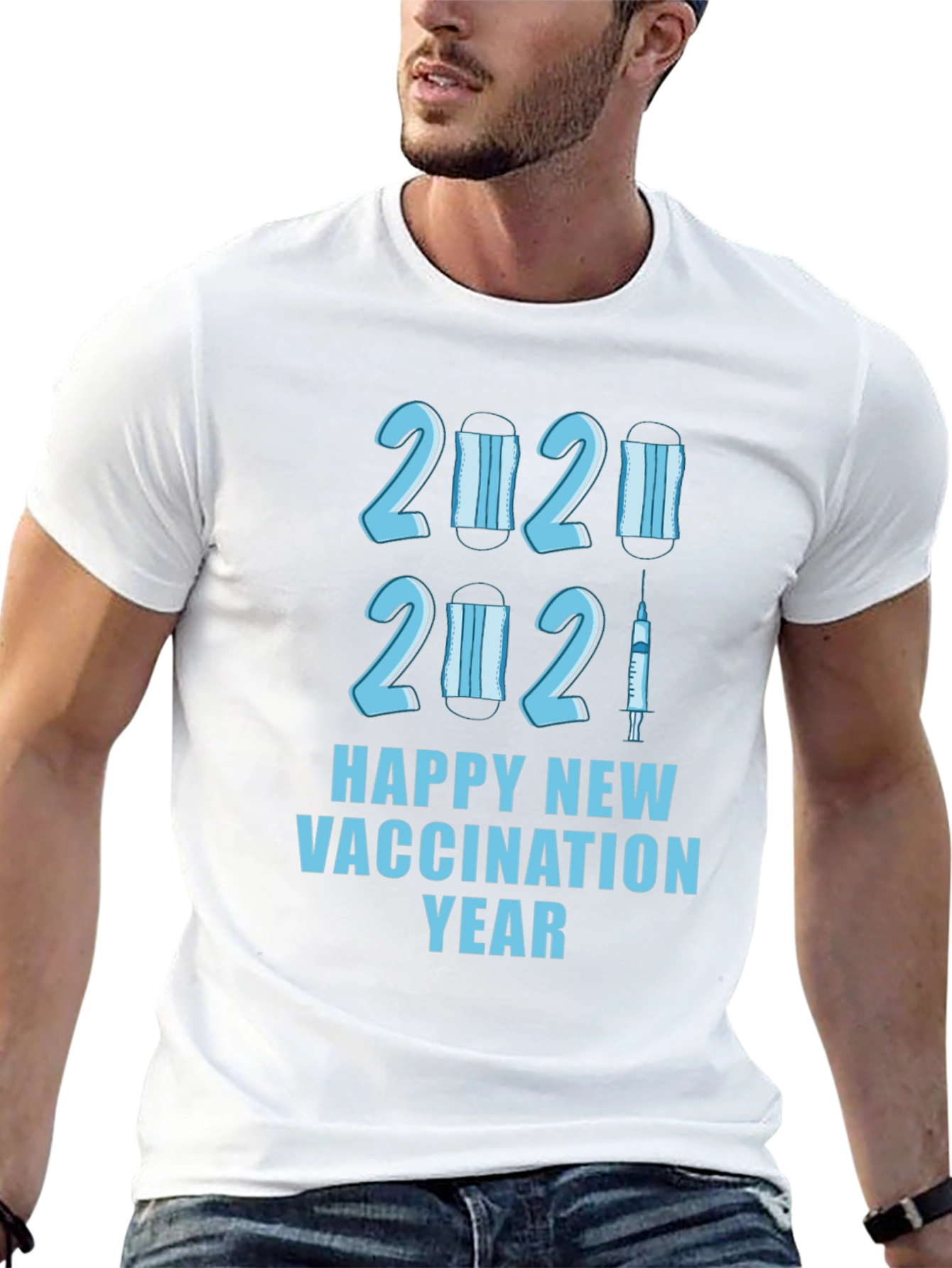 Happy Vaccination New Year T-Shirt