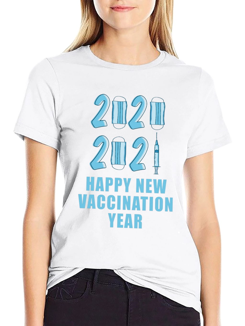 Happy Vaccination New Year T-Shirt